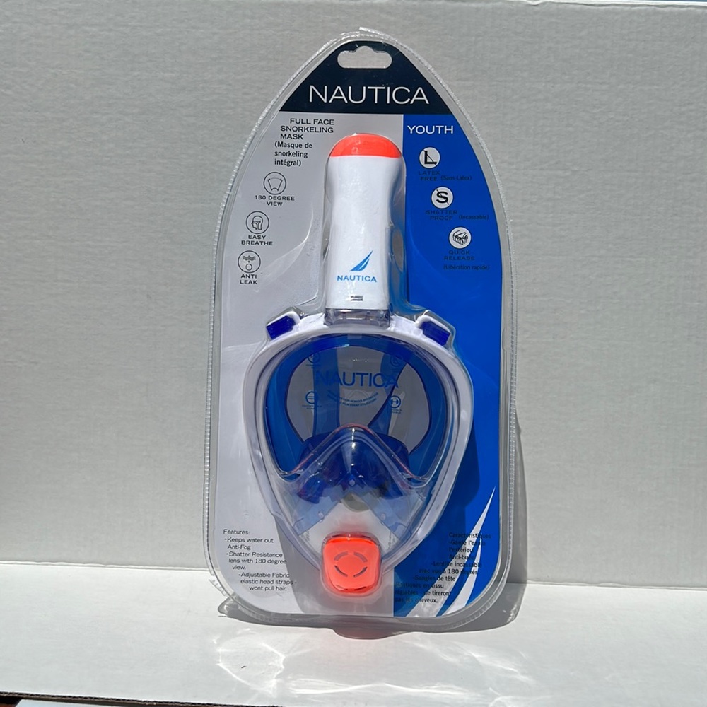 Nautica full face snorkling mask youth new in package